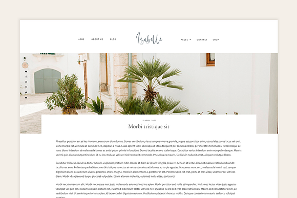 Isabelle - Feminine WordPress Theme in WordPress Blog Themes - product preview 5