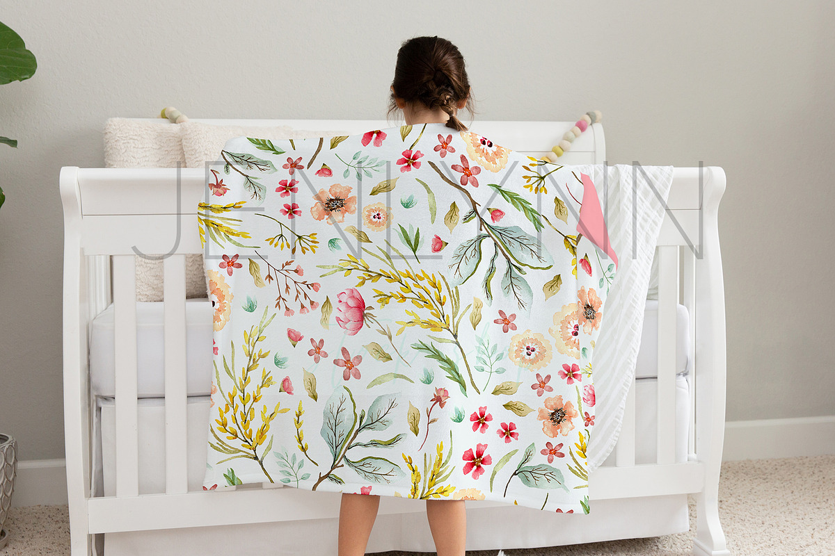 Big Sister Minky Blanket Mockup #1 in Product Mockups - product preview 8