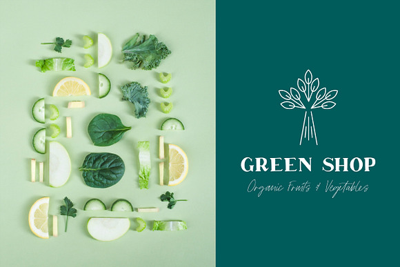 Green Logos in Logo Templates - product preview 3