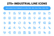 275+ Industrial Line Icons