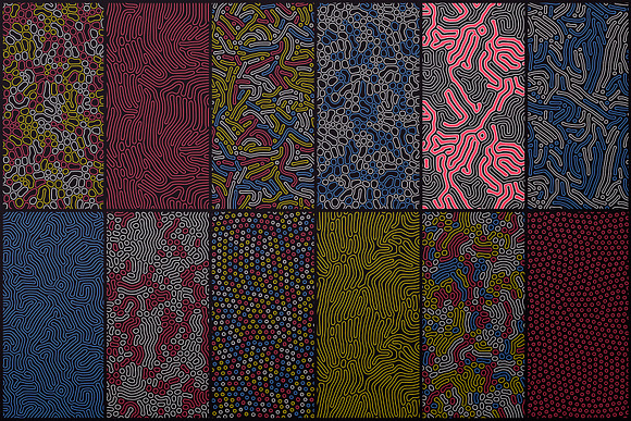 24 Organic Seamless Patterns Set in Patterns - product preview 2