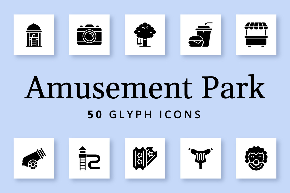 Amusement Park in Icons - product preview 8