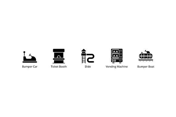 Amusement Park in Icons - product preview 4
