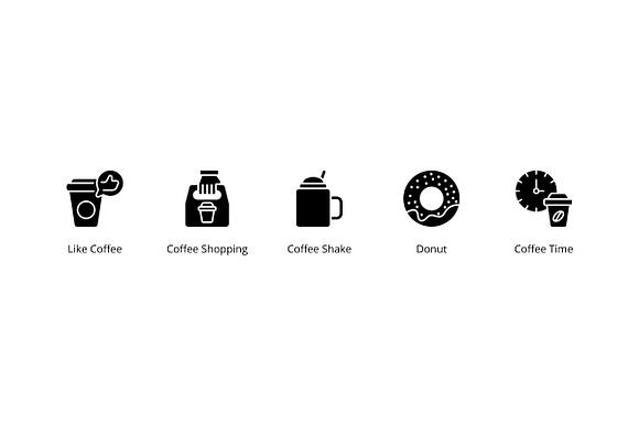 Coffee Shop in Icons - product preview 4
