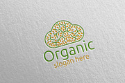 Cloud Natural and Organic Logo 30
