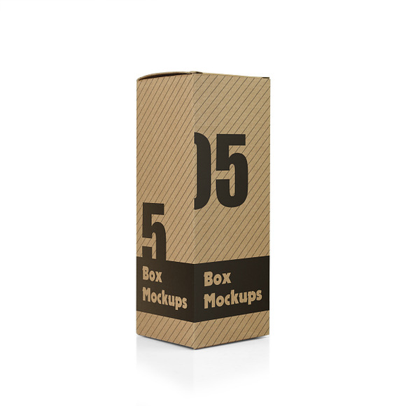Cardboard Boxes Mockup in Print Mockups - product preview 1