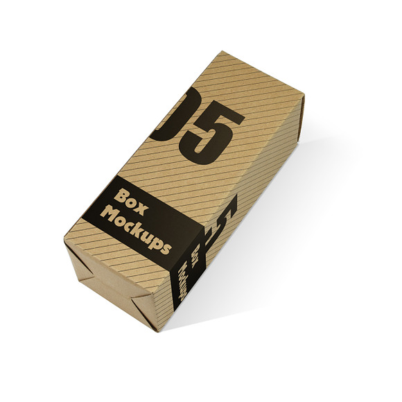 Cardboard Boxes Mockup in Print Mockups - product preview 3