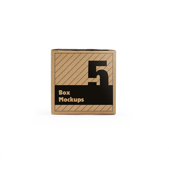 Cardboard Boxes Mockup in Print Mockups - product preview 4