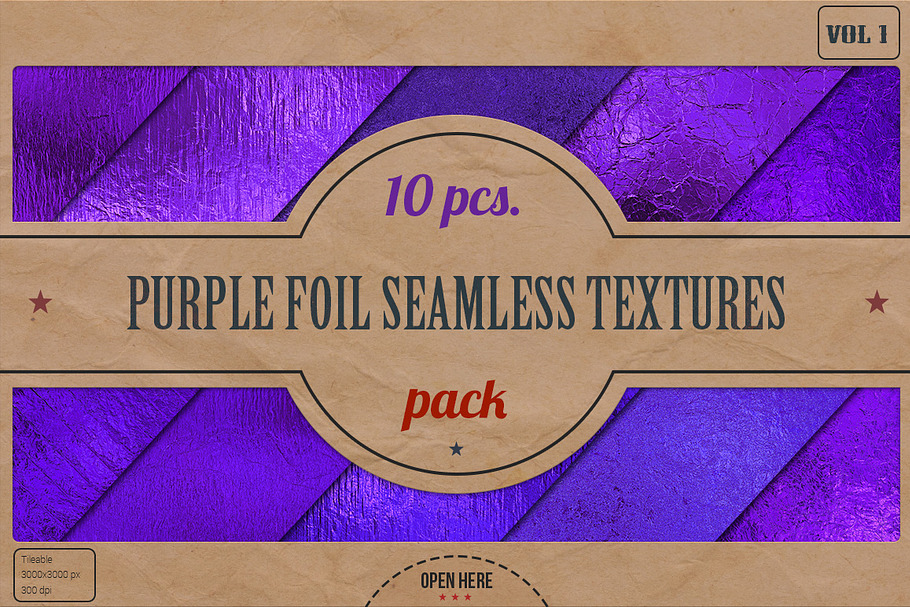 Purple Foil HD Textures Pack v.1