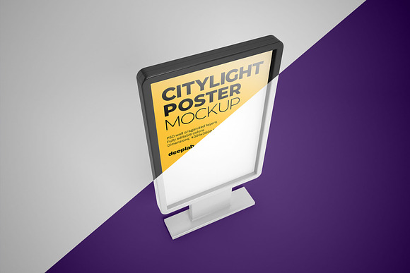 Citylight Poster Mockup Set in Print Mockups - product preview 13