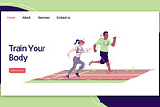 Train your body landing page