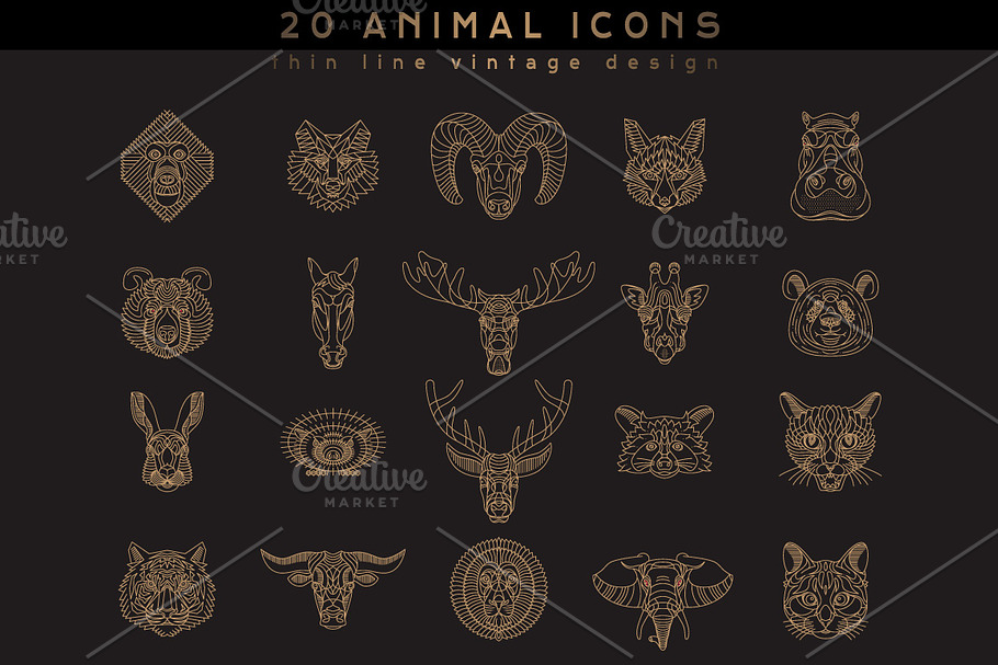 20 Animal Icons in Animal Icons - product preview 8