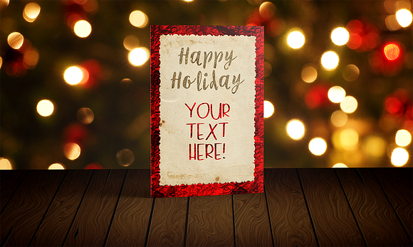 Christmas card Font and Freebie! in Display Fonts - product preview 1