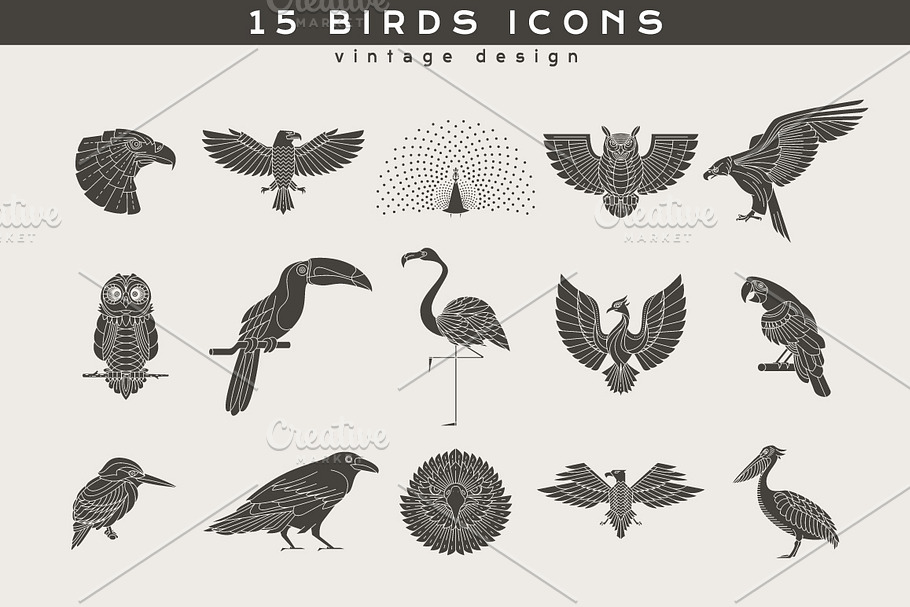 15 Bird Logos in Logo Icons - product preview 8
