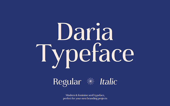 Daria Wedding Feminine Typeface in Serif Fonts - product preview 9