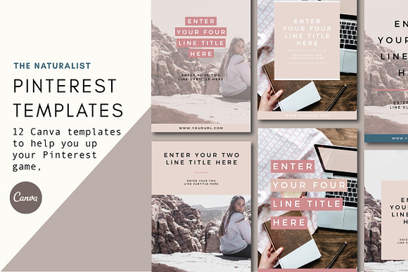 Pinterest Templates | The Naturalist in Pinterest Templates - product preview 4