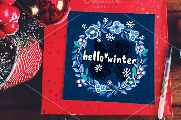 Hello Winter in Illustrations - product preview 7