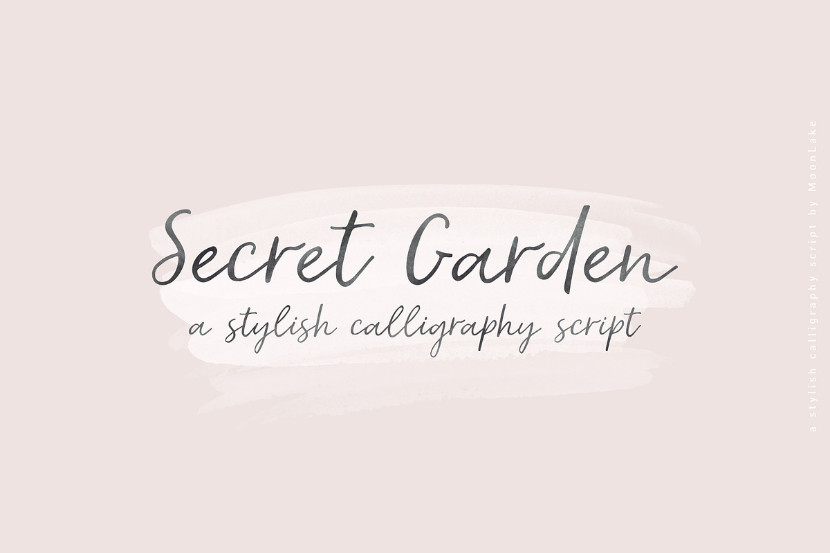 Secret Garden | Calligraphy Script in Script Fonts - product preview 8