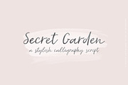 Secret Garden | Calligraphy Script