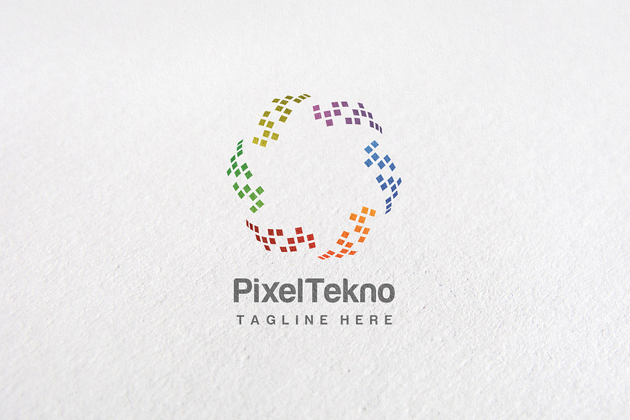 Premium Pixel Circle Logo Templates in Logo Templates - product preview 8