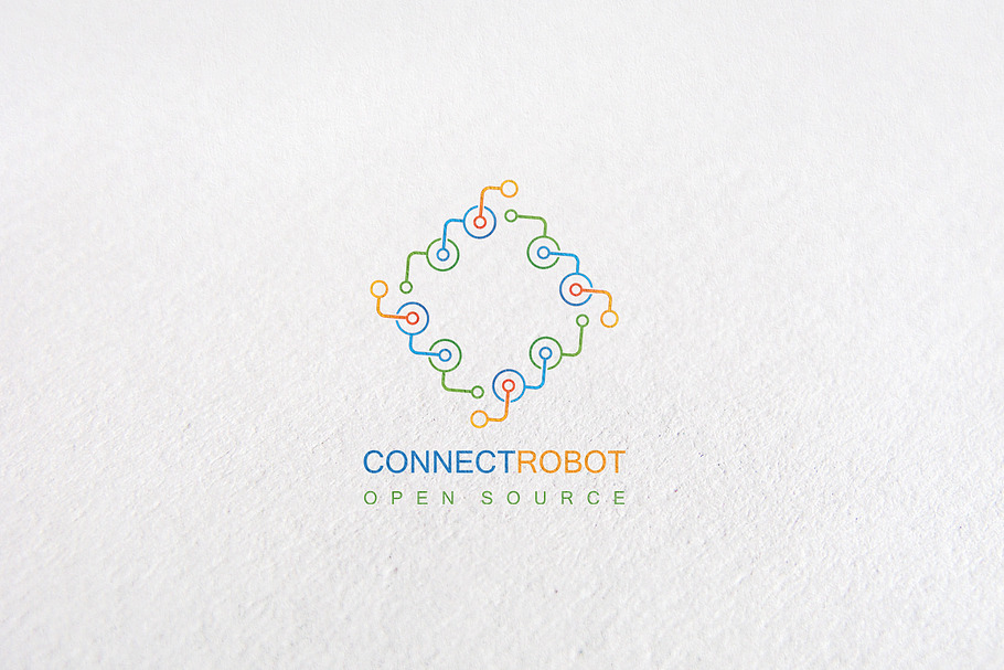 Premium Connect Robot Logo Templates in Logo Templates - product preview 8