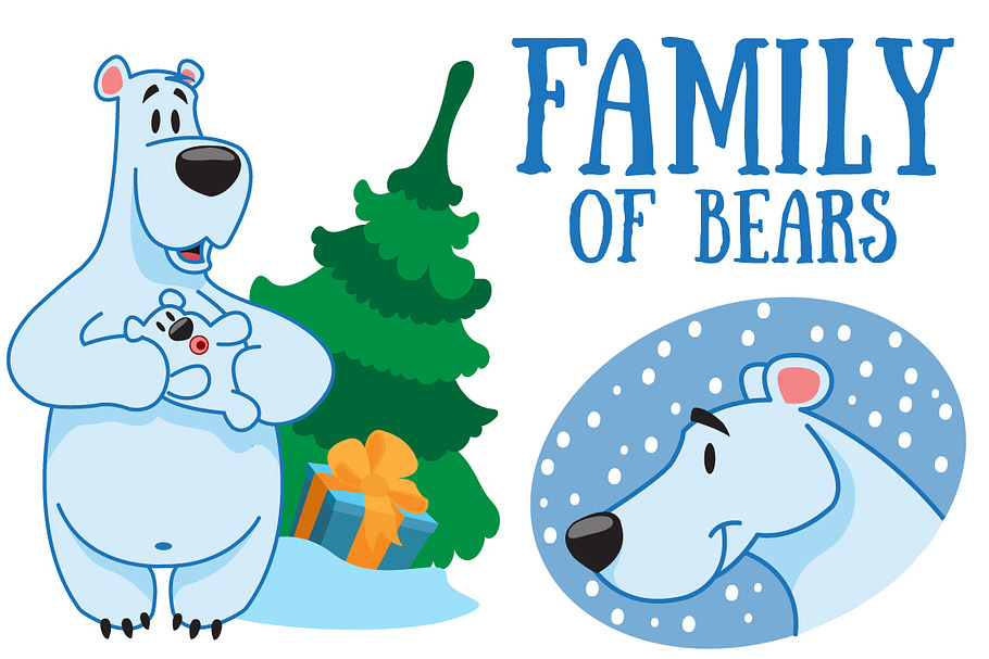 FAMILY OF BEARS in Illustrations - product preview 8