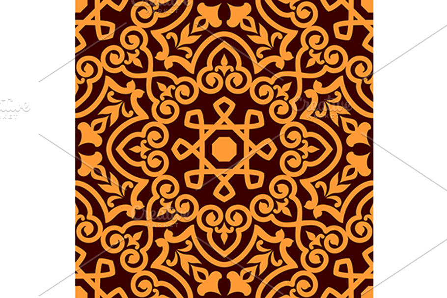 Bold intricate arabic seamless patte in Graphics - product preview 8