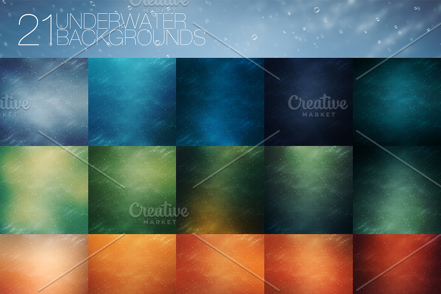 21 Underwater Backgrounds