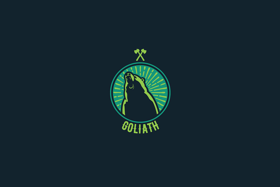 Goliath Logo Template in Logo Templates - product preview 8