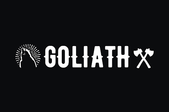 Goliath Logo Template in Logo Templates - product preview 2