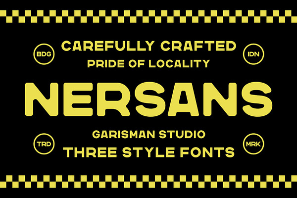Nersans - Vintage Font [3 Styles]