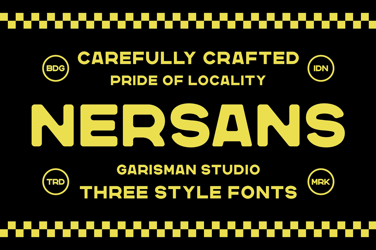 Nersans - Vintage Font [3 Styles] in Display Fonts - product preview 8