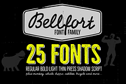 Bellfort family - 25 fonts