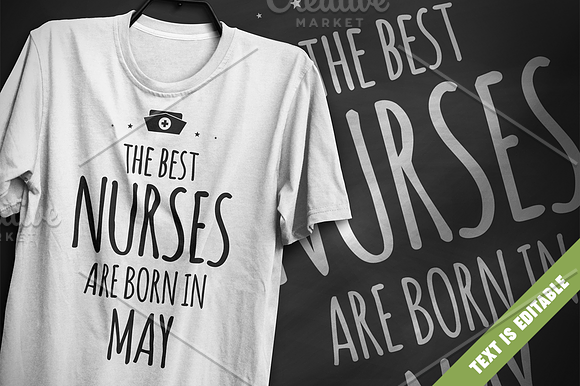 The best nurses are born in ... in Illustrations - product preview 1