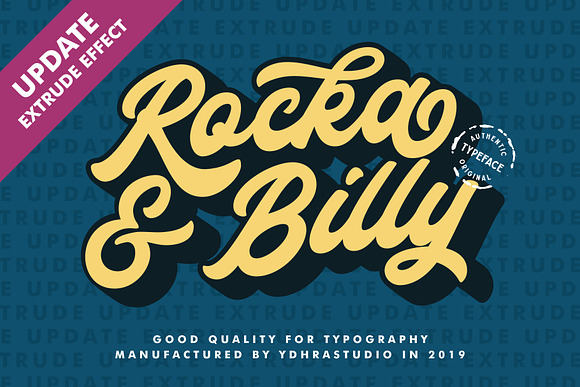 Rocka & Billy - Bold Script Font in Script Fonts - product preview 12