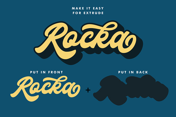 Rocka & Billy - Bold Script Font in Script Fonts - product preview 13
