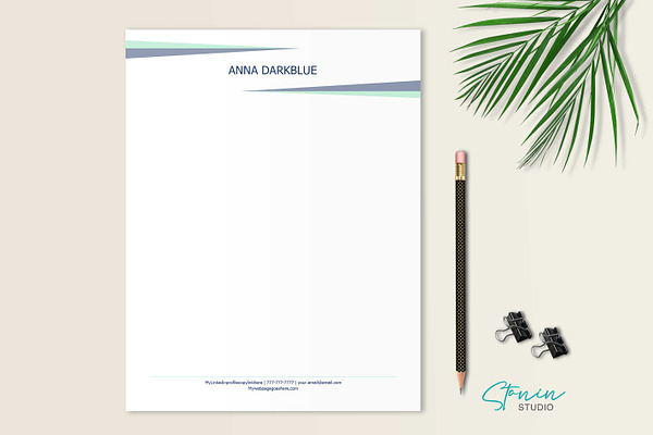 Clean and Simple Letterhead Template