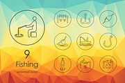 9 fishing icons