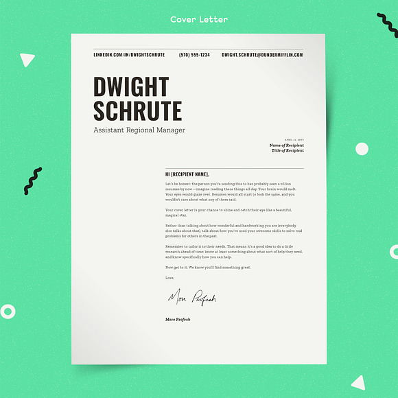 Resume Template Word Pages InDesign in Resume Templates - product preview 6