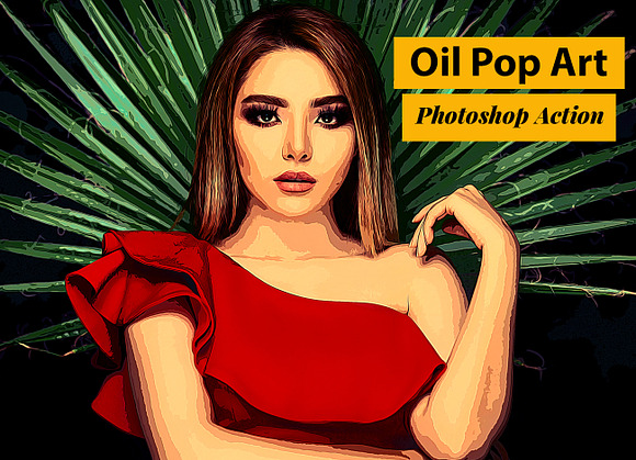 Oil Pop Art Photoshop Action in Add-Ons - product preview 8