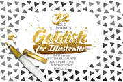 Goldish Kit. For Illustrator+Extras