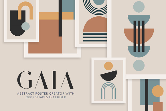 Gaia - Abstract Poster Creator in Illustrations - product preview 7