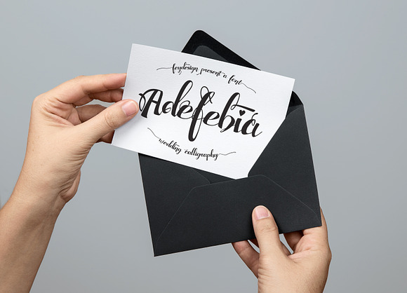 Adefebia Wedding Script Font in Wedding Fonts - product preview 2