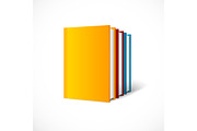 Book Cover Set Perspective. Vector