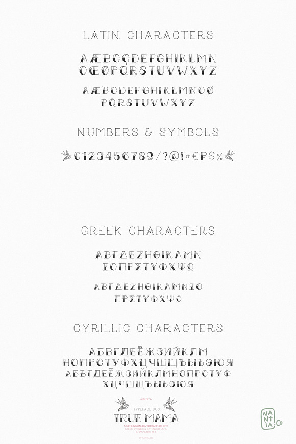 True Mama Cyrillic Typeface Greek in Greek Fonts - product preview 4