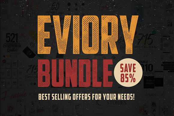 BEST SELLER Bundle Eviory in Instagram Templates - product preview 47