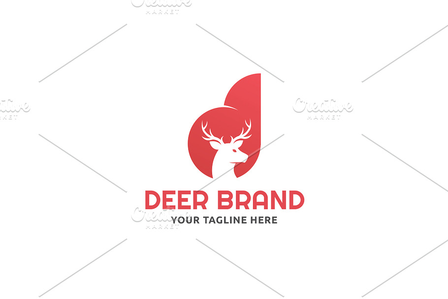 Deer Brand Logo in Logo Templates - product preview 8