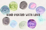 Watercolor Spots Vol 2: Cools