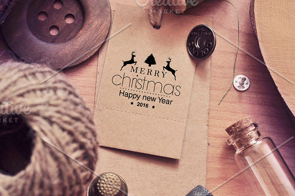 40 Christmas Greetings Logo & Badges in Logo Templates - product preview 2