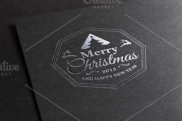 40 Christmas Greetings Logo & Badges in Logo Templates - product preview 4